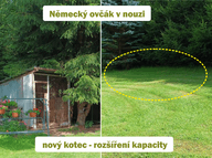 Fundraiser for a kennel and 3 dog houses for a German Shepherd in need